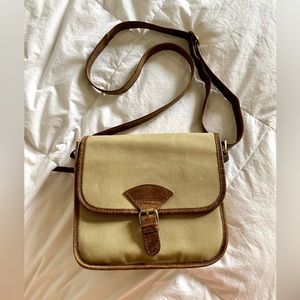 United By Blue Canvas and Leather Crossbody